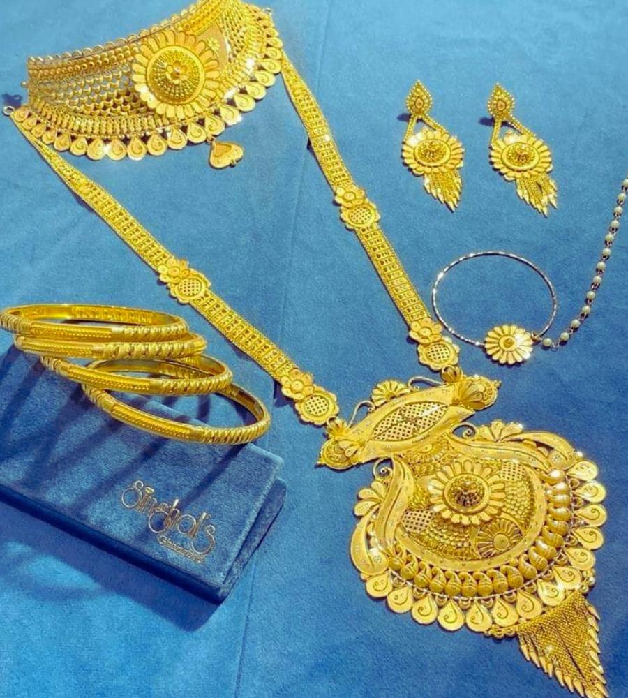 Gold-Bridal-Necklace-Set