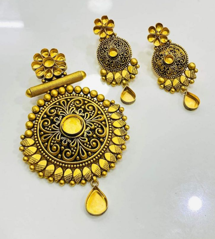 Kundan-Pendant-Set